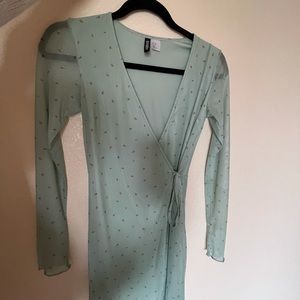 Floral wrap dress